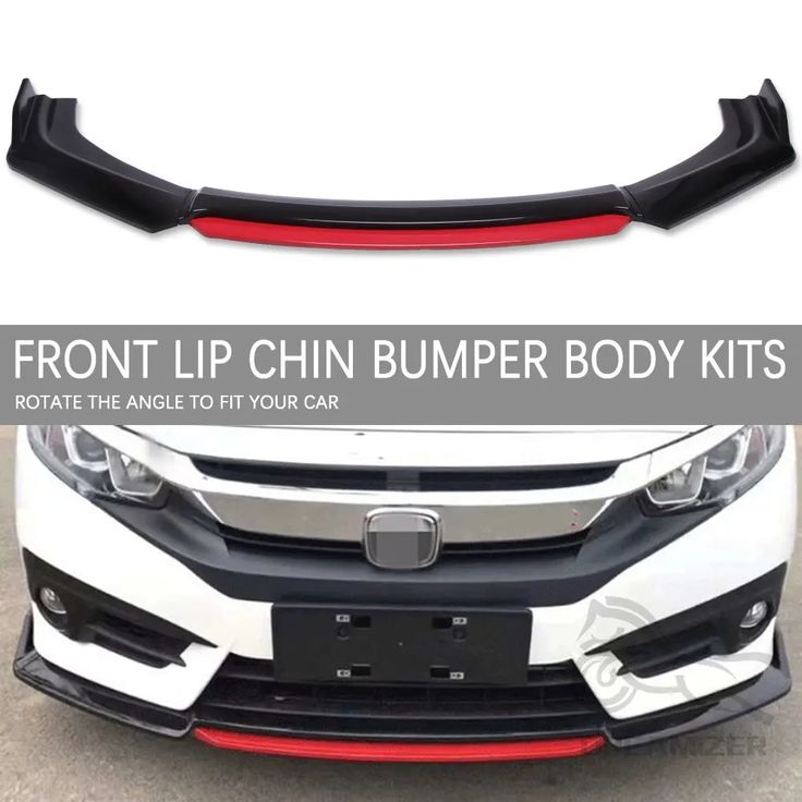 3-Piece Private Car Bumper Splitter Kit
