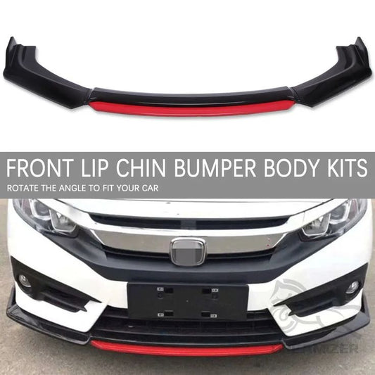 3-Piece Private Car Bumper Splitter Kit