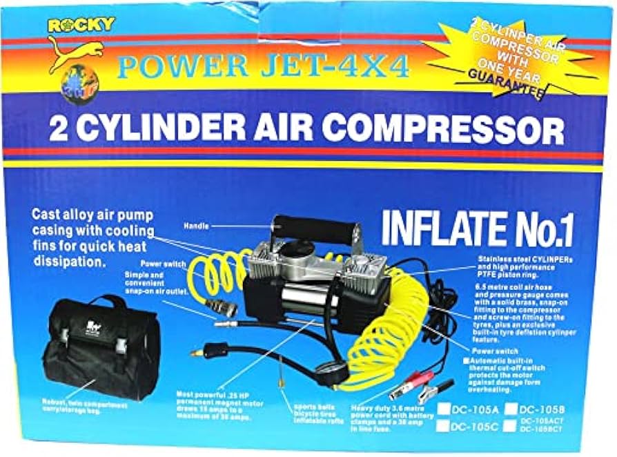 4x4 Tire Inflator – Battery Operated